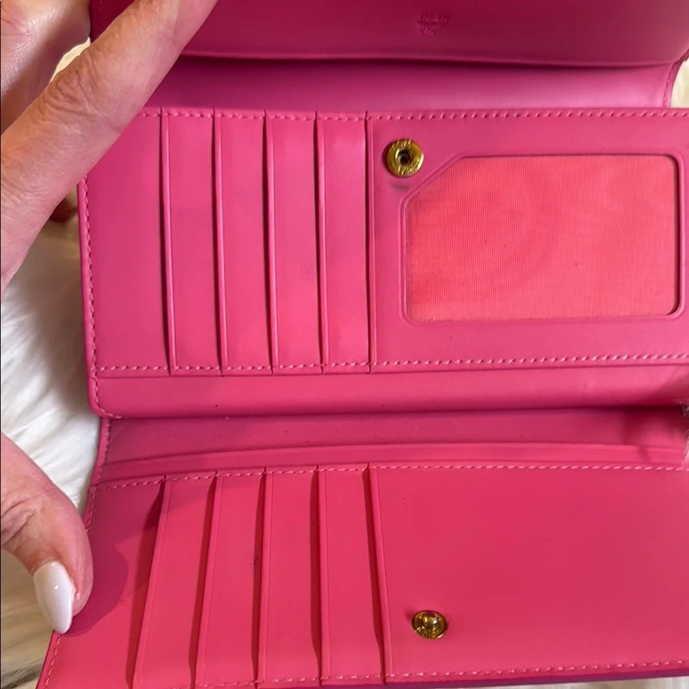 MCM Wallet Pink Women's